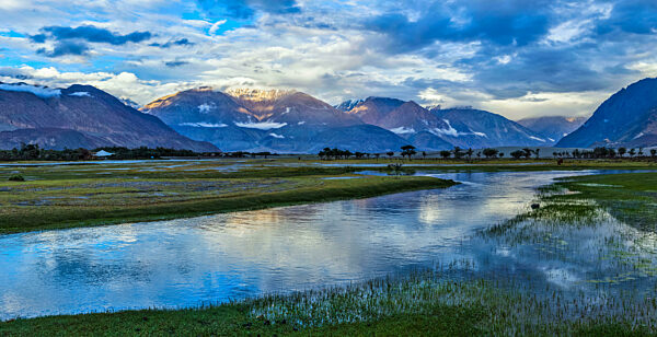 lake;india;nubra valley