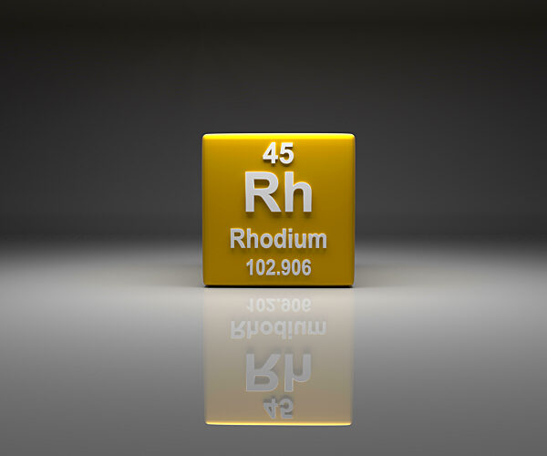 chemisches element;rhodium