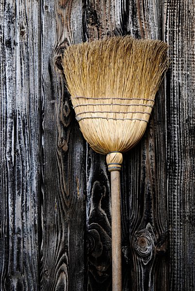 broom, wooden wall, broom sticks