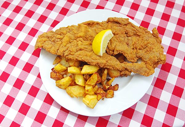 schnitzel, wiener schnitzel, hausmannskost