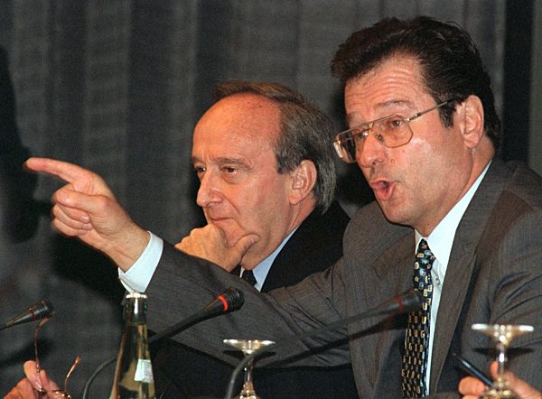 Klaus Kinkel und Carlos Westendorp