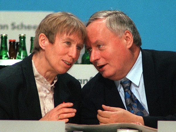 Regine Hildebrandt und Oskar Lafontaine