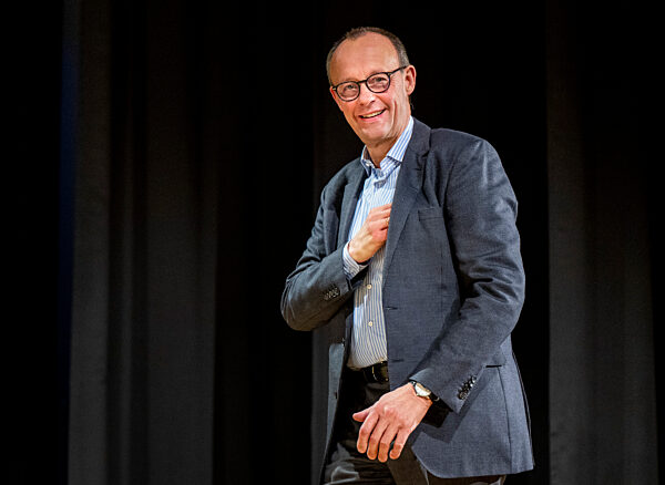 Wahlkampf CDU Berlin mit dem Bundesvorsitzenden Merz