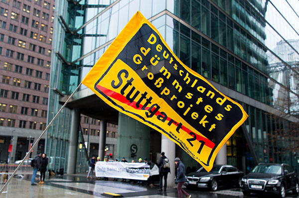 Protest gegen Stuttgart 21 in Berlin