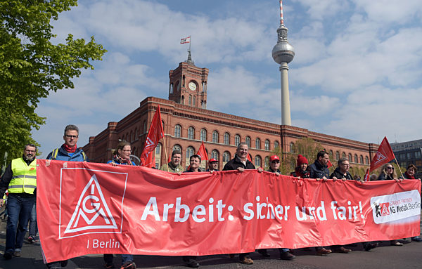 1. Mai in Berlin - DGB-Demonstration