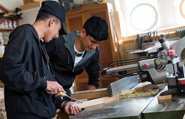 Sachsens Integrationsministerin besucht Produktionsschule Moritzb