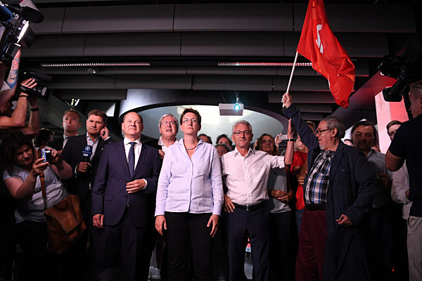 Landtagswahl Brandenburg - Wahlparty SPD