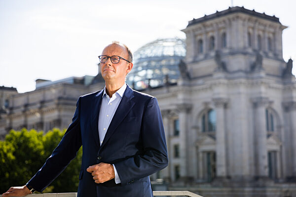 ARD-Sommerinterview mit dem CDU-Vorsitzenden Friedrich Merz