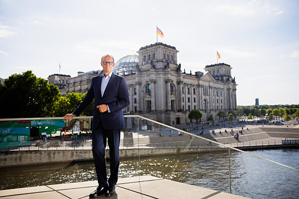 ARD-Sommerinterview mit dem CDU-Vorsitzenden Friedrich Merz
