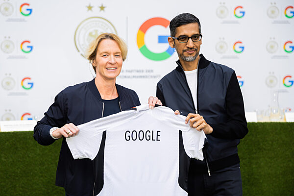 Pressetermin Partnerschaft zwischen DFB und Google