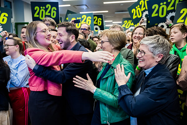 Landtagswahl in Baden-Württemberg - Wahlparty Grüne in Berlin