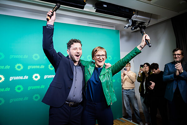 Landtagswahl in Baden-Württemberg - Wahlparty Grüne in Berlin