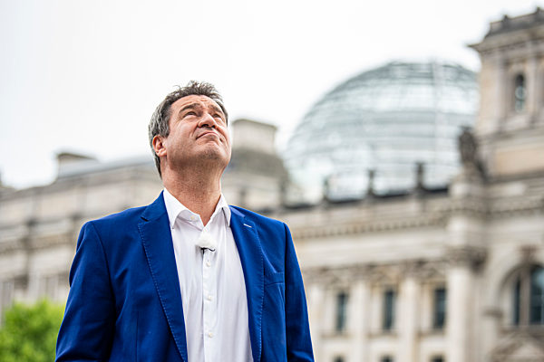 ARD-Sommerinterview mit dem CSU-Vorsitzenden Söder