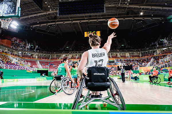 wheelchair basketball woman germany versus brasilia