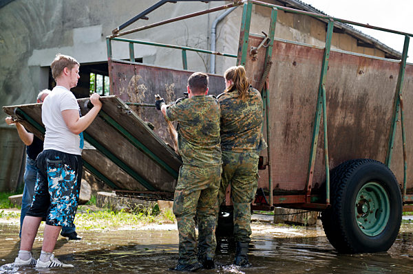 Hochwasser in Sachsen-Anhalt