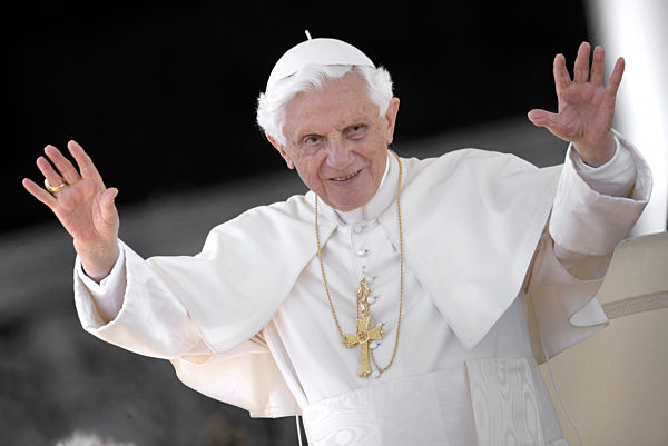 Pope Benedict XVI during his weekly general audience in St. Peter square at the Vatican, Wednesday. 17 October, 2012