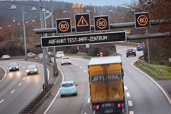 Hinweis auf Impfzentrum