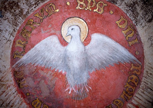 Heiliger Geist (um 1447), Fresko von Fra Angelico, Dom zu Orvieto