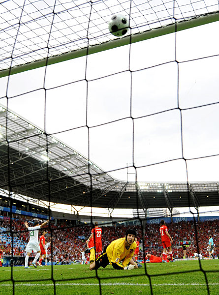FUSSBALL EURO 2008: Tschechien - Portugal
