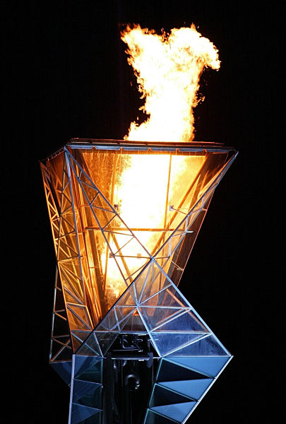 Olympische Winterspiele 2002  Eröffnungsfeier Feuer