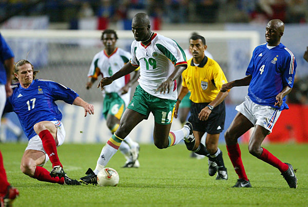 FUSSBALL Weltmeisterschaft Spielszene Frankreich vs Senegal