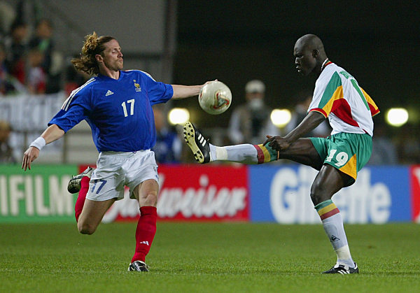 FUSSBALL Weltmeisterschaft Spielszene Frankreich vs Senegal