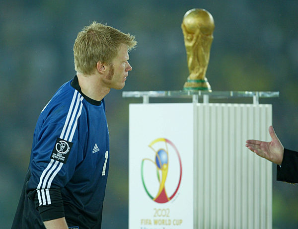 2002 FIFA World Cup, Disappointment, Germany, Oliver Kahn and the World Cup Trophy
