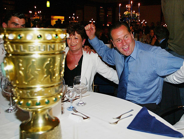 DFB-Pokalfinale: Schalke 04 - Bayer 04 Leverkusen, Jubel