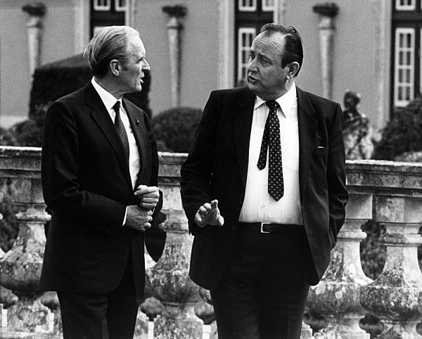 Hans-Dietrich Genscher und Karl Carstens