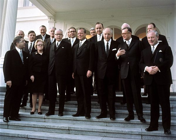 First federal cabinet Brandt 1969