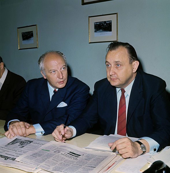 Hans-Dietrich Genscher and Walter Scheel