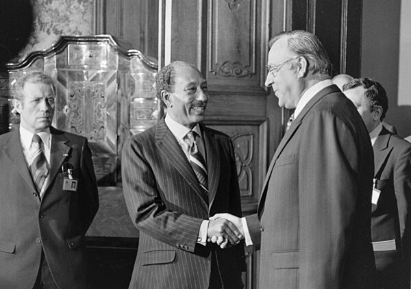 Präsident Anwar El-Sadat in Deutschland 1976