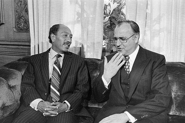 Präsident Anwar El-Sadat in Deutschland 1976