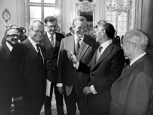 Präsident Anwar El-Sadat in Deutschland 1976