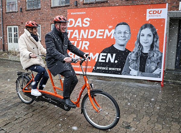 CDU Bremen präsentiert Plakat-Kampagne für Bürgerschaftswahl