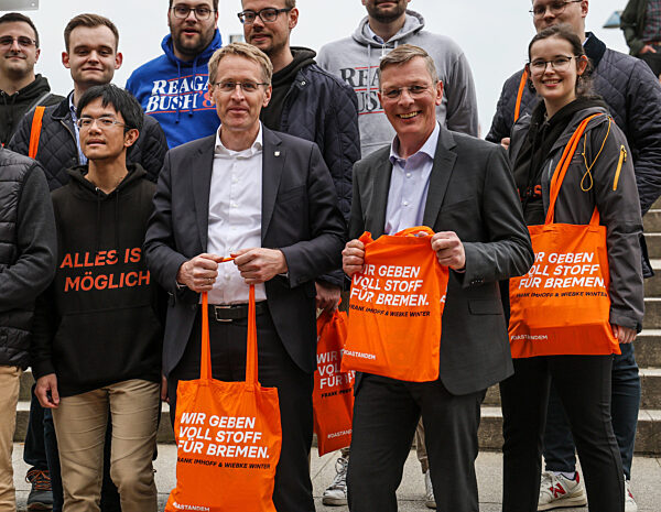 Wahlkampfhilfe aus Schleswig-Holstein bei der CDU Bremen