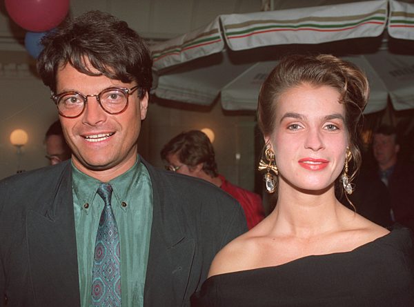 Kati Witt mit Manager Dieter Dehm