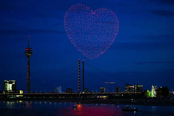 Rheinkirmes - Show mit 1.000 Drohnen geplant