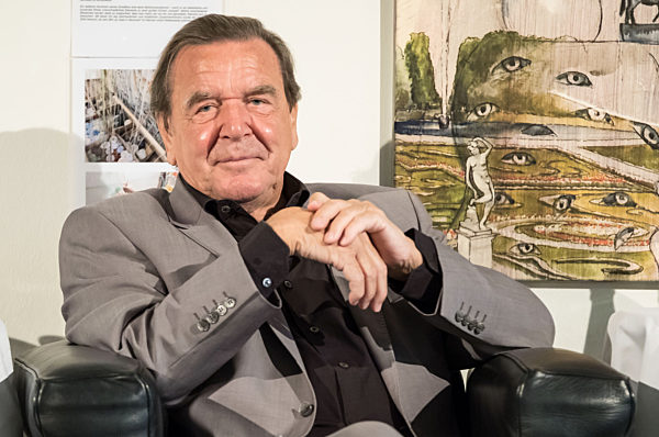 Wahlkampf SPD mit Altkanzler Gerhard Schröder