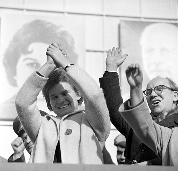 DDR - Sowjetische Kosmonautin zu Besuch