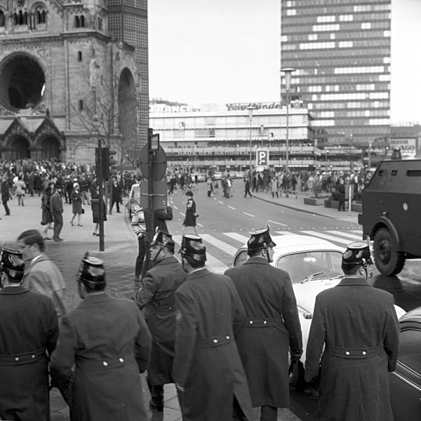 Westberlin  1968 -  Studentenunruhen