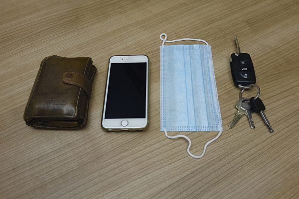 Utensilien auf einem Tisch