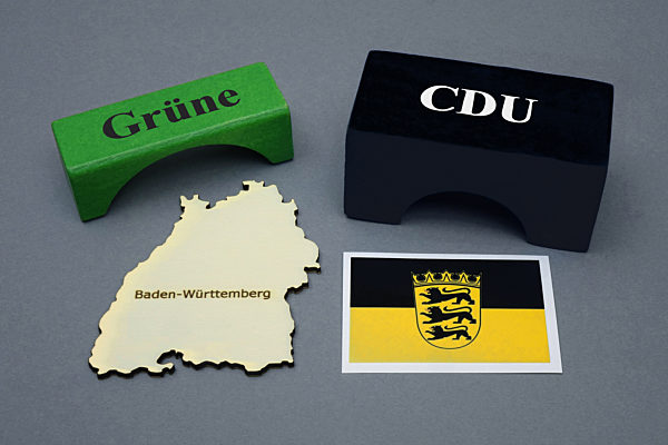 gruen schwarz in Baden Wuerttemberg