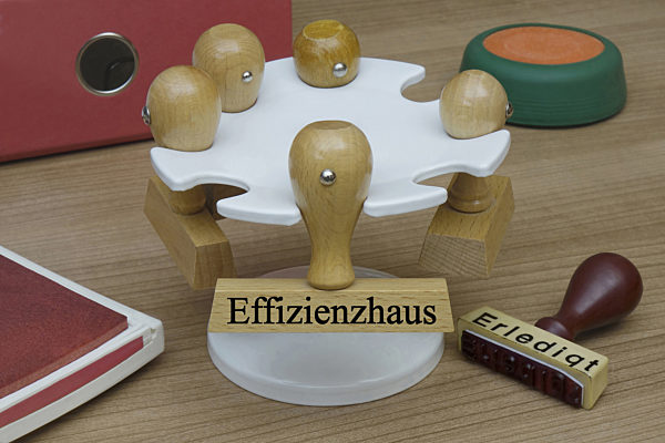 Stempel und Effizienzhaus