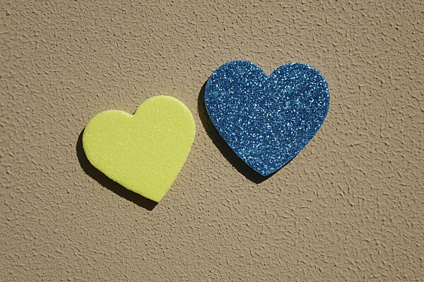 Herzen an der ukrainischen Botschaft