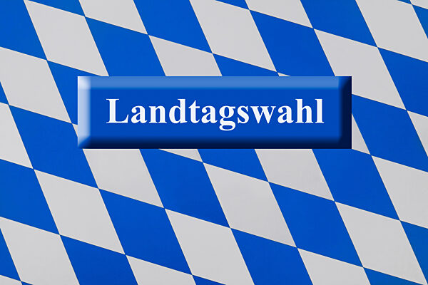 bayrische Rauten und Landtagswahl