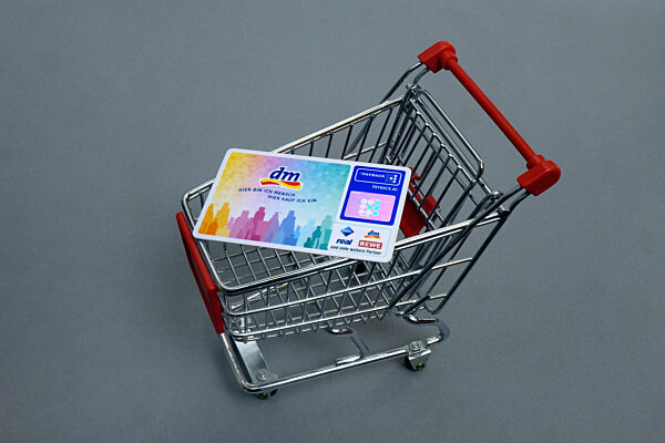 Einkaufswagen mit Payback Karte