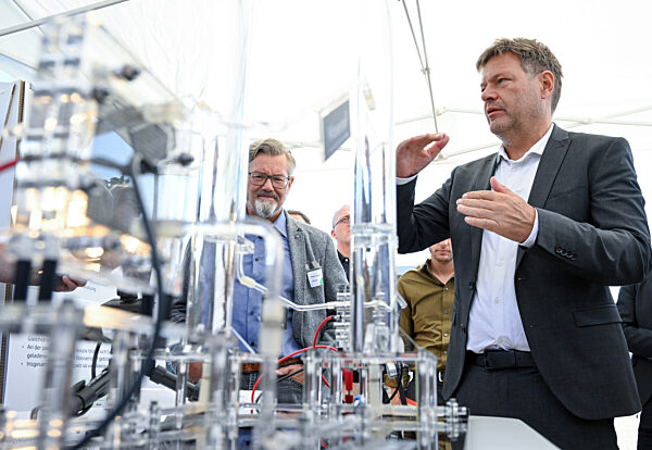 Wirtschaftsminister Habeck auf Deutschlandtour