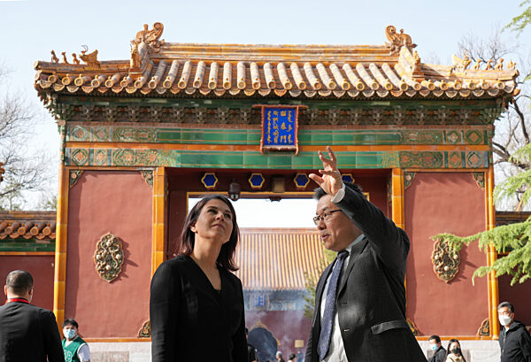 Außenministerin Baerbock besucht China