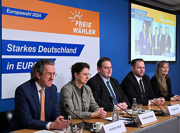 Pressekonferenz der Partei Freie Wähler